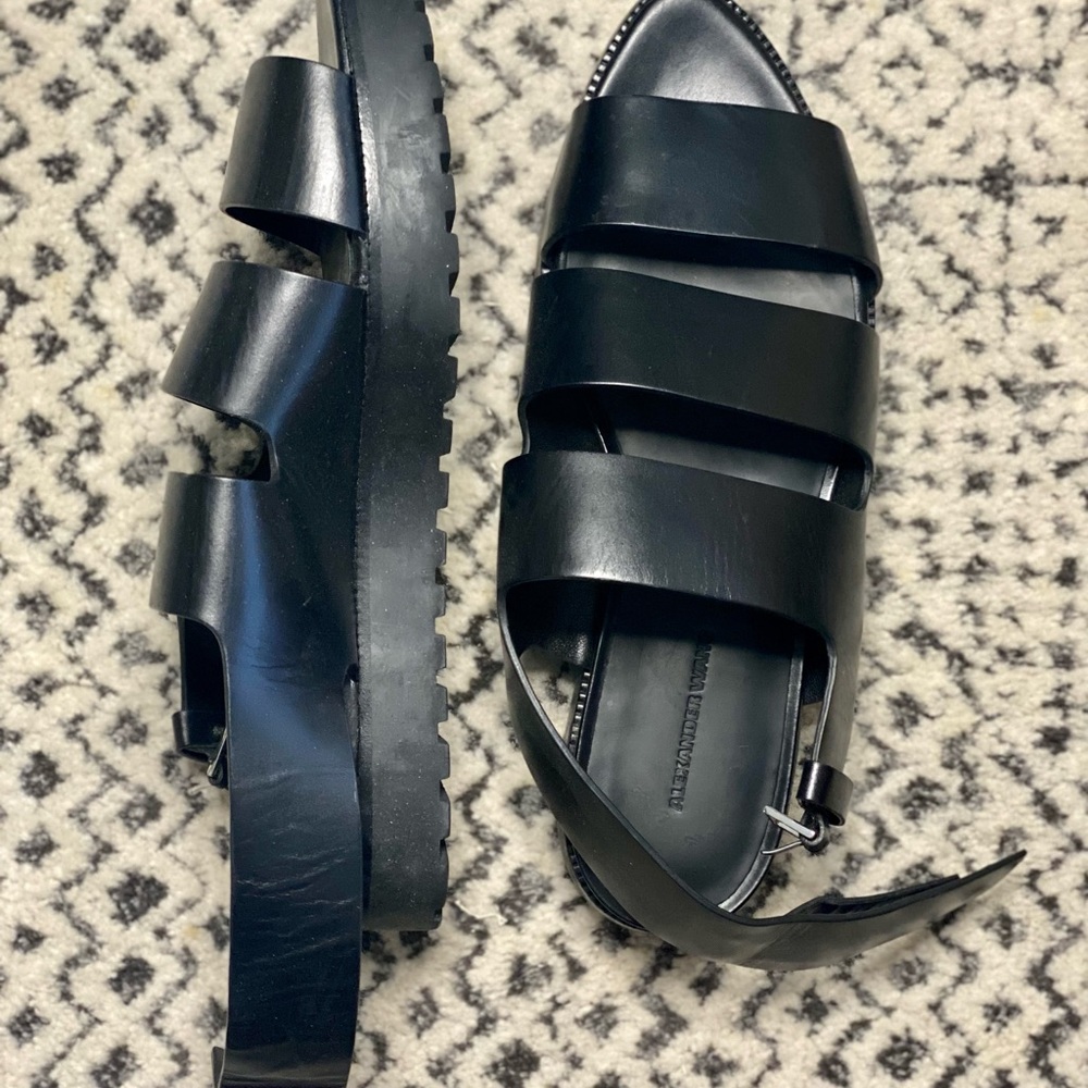 Alexander Wang Platform Pointed Toe Shoes Sz 38 - image 2